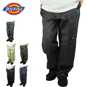 DICKIES �f�B�b�L�[�Y �_�u���j�[ 85283�����Y �p���cTWILL CARGO PANT LOOSE FIT�u���b�N �l�C�r�[ �J�[�L �x�[�W�� �`���R�[���`�J�[�m �J���`���[ TATOO �J�[�S�p���c���[���C�_�[ HIPHOP �Y�{�� ���