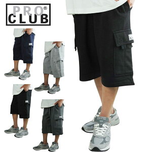 �v���N���u PRO CLUB�����Y �V���[�c167 FLEECE CARGO SHORT�t���[�X�J�[�S�V���[�c �R���t�H�[�gBLACK(�u���b�N)CHARCOAL(�`���R�[��)HEATHERGRAY(�w�U�[�O���[) NAVY(�l�C�r�[)�� �� �D�F �X�E�F�b�g �X�G�b
