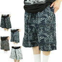 TRIVENI トリベニ メンズ ショーツALOHA SHORTS アロハショーツBROWN/GREY(ブラウン/グレー) WHITE/GREY(ホワイトグレー)BLACK/BLUE(ブラックブルー) NAVY/BLUE(ネイビーブルー)男性用 花柄 ハワイ パンツ 半ズボン