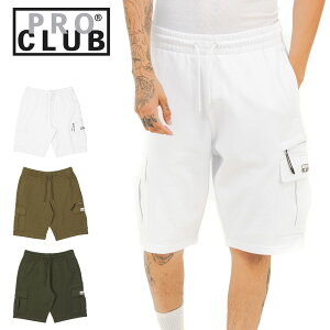 �v���N���u PRO CLUB�����Y �V���[�g�p���c FRENCH TERRY CARGO SHORT�t�����`�e���[�J�[�S�V���[�c�I���[�u �z���C�g �~���^���[�O���[���� �J�[�L HIPHOP �Y�{�� �X�E�F�b�g �V���[�c �傫��