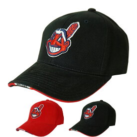 男女兼用 キャップANNCO アンコINDIANS STRAPBACK CAPインディアンス ストラップバック キャップRED(レッド) BLACK(ブラック)ロゴ ヴィンテージ メジャー MLB 廃盤 レア ガーディアンズ ベースボール 野球帽