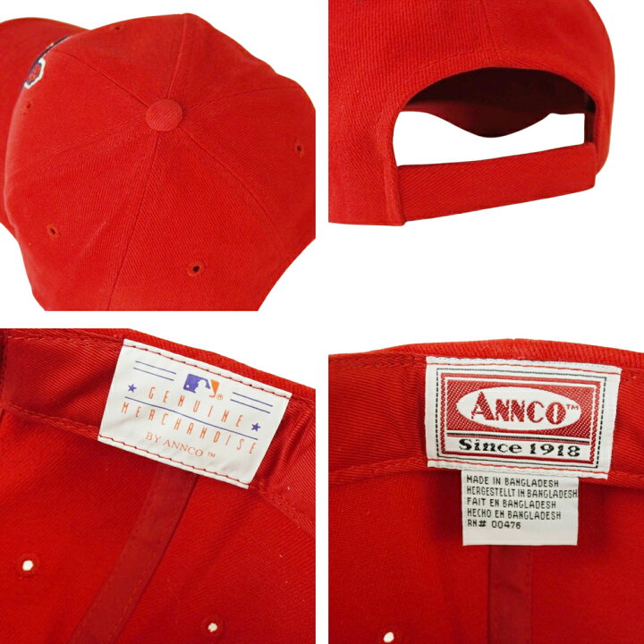 楽天市場】男女兼用 キャップANNCO アンコINDIANS STRAPBACK CAP 
