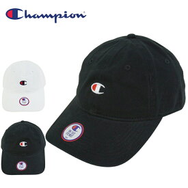 CHAMPION チャンピオン【クリックポスト対応可】メンズ キャップH78458 COTTON CAPコットンキャップWHITE(ホワイト) BLACK(ブラック)男女兼用 レディース 帽子 黒 白 USAモデル ワッペン