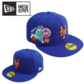 NEW ERA ニューエラ海外限定 メンズ 帽子5950 CITY CLUSTER CAP NEYYORK METS 59FIFTYシティクラスターキャップ ニューヨークメッツBLUE(ブルー)青 野球帽 ストリート スポーツ ロゴ メジャーリーグ フィッテッド グレーブリム つば