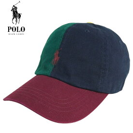 ラルフローレンPOLO RALPH LAUREN男女兼用 キャップPATCHWORK CAPパッチワークキャップMULTI(マルチ)帽子 男女兼用 メンズ レディース 赤 緑 紺 青 黄 ロゴ 刺繍 ポニー パネルキャップ