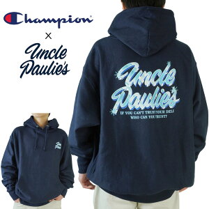 �����Y �p�[�J�[CHAMPION �`�����s�I�����o�[�X�E�B�[�u S101 REVERS WEAVEUNCLE PAULIES �A���N���|�[���[�Y �R���{NAVY �l�C�r�[ ���O���t�B�b�N �X�P�[�g �A�����J �X�g���[�g �J���`���[