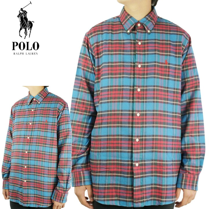 楽天市場】POLO RALPH LAURENポロラルフローレンCHECK LS SHIRTSメンズ 