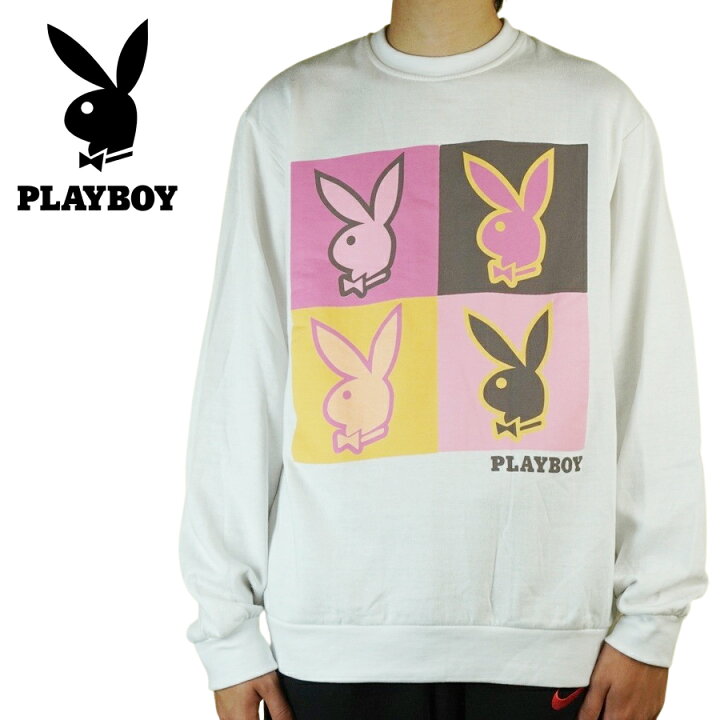 楽天市場】メンズ パーカーPLAY BOY PULLOVER SWEATプレイボーイ プル  