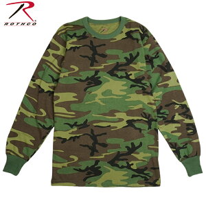 ���X�R ROTHCO�����Y ���� T�V���c 6778�y�N���b�N�|�X�g�Ή��z�����O�X���[�u T�V���c LONG SLEEVE TEEWOODLAND CAMO �E�b�h�����h�J������T ���� �J���t���[�W�� �I���[�u�J�[�L �J�b�g�\�[ �C���i