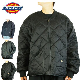 DICKIES ディッキーズメンズ ジャケットQUILTING JACKET キルティングジャケットBLACK(ブラック) GREY(グレー) NAVY(ネイビー)黒 灰 紺 中綿 レイヤード 重ね着TATOO ローライダー 作業着 大きめサイズ ストリート ゆったり