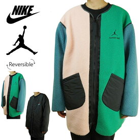 ナイキ NIKEメンズ ジャケットDC4636 JORDAN WHY NOT? x FACETASM REVERSIBLE JACKETジョーダン ホワイノット×ファッセタズム リバーシブル ジャケットGREEN/PINK/MULTI(グリーン/ピンク/マルチ)男性用 コラボ ナイロン キルティング ボア カラー