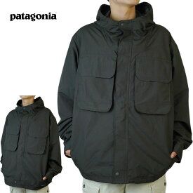 パタゴニア PATAGONIAメンズ ジャケットMENS ISTHMUS UTILITY JACKETメンズ イスマス ユーティリティ ジャケットINK BLACK(インク ブラック)ナイロン フード付き アウター マウンテンパーカー マウンパ アウトドア