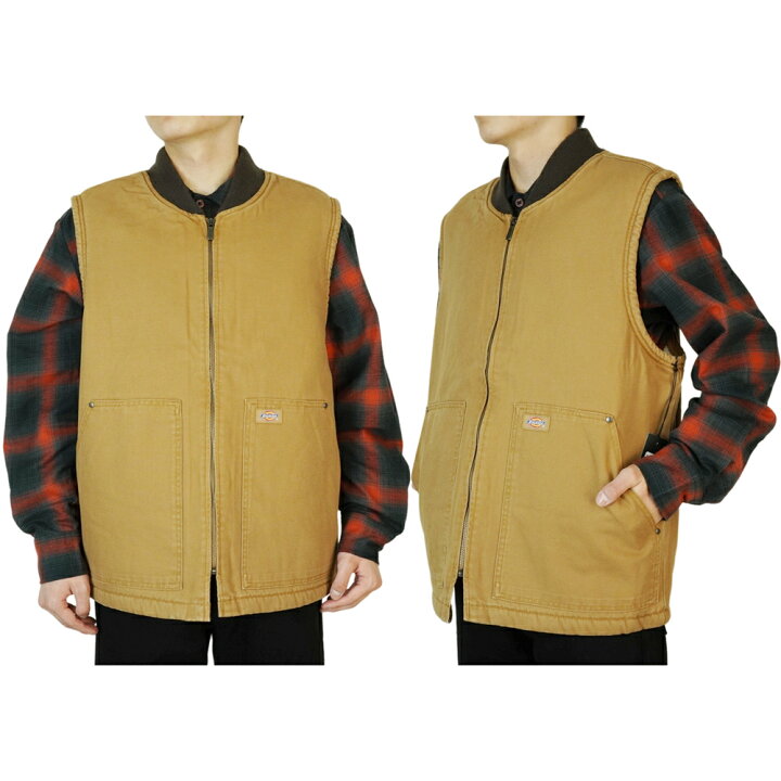 楽天市場】DICKIES ディッキーズメンズ ベストダック インサイド ボア 