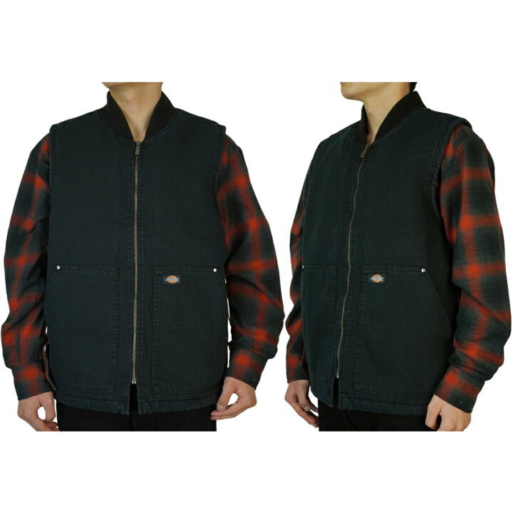 楽天市場】DICKIES ディッキーズメンズ ベストダック インサイド ボア 