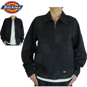 DICKIES �f�B�b�L�[�Y�����Y �W���P�b�g�W���J�[�h �A�C�[���n���[�W���P�b�g JACQUARD EISENHOWER JACKET�p�b�`���[�N BLACK �u���b�N �����X�� �D �� ���C���[�h �d�˒�TATOO ���[���C�_�[ ��ƒ� �傫