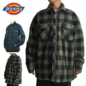 DICKIES �f�B�b�L�[�Y�����Y �V���c�W���P�b�gQUILTING SHIRTS JACKET �L���e�B���O�V���c�W���P�b�gNAVY(�l�C�r�[) OLIVE(�I���[�u)�� �I���[�u �� �� �o�b�t�@���[�`�F�b�NTATOO ���[���C�_�[ ��ƒ� ��