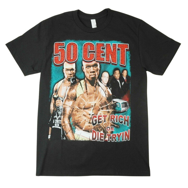激レア50cent ラップtシャツ2XL