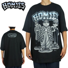 DGA HOMIES ホーミーズメンズ Tシャツ【クリックポスト発送】GRAPHIC TEEグラフィック TシャツBLACK(ブラック)男女兼用 黒 半袖 TSHIRTS グラフィック ロサンゼルスHIPHOP チカーノ チカーナ カルチャー TATOO ローライダー