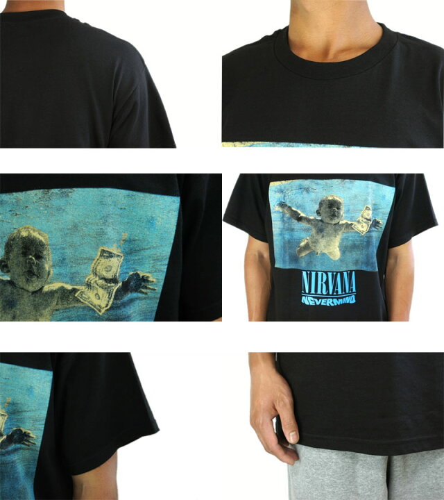 楽天市場】【クリックポスト対応可】メンズ TシャツNIRVANA NEVER MIND 