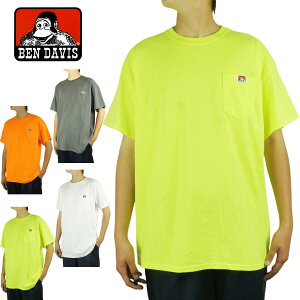�y�N���b�N�|�X�g�Ή��zBEN DAVIS �x���f�C�r�X9020 POCKET TEE�����Y �|�P�b�gT�V���c�z���C�g �l�I���C�G���[ �I�����W �`���R�[�� �O���[�j�����p �D�F �� �� �u�� ���S �^�O �|�PT �X�g���[�g
