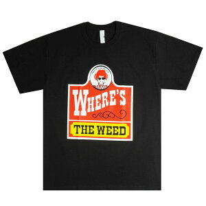 �����Y T�V���c�y�N���b�N�|�X�g�Ή��zWHERE�fS THE WEED TEE�L�����N�^�[ �p���f�B�[ T�V���c�u���b�N ���j�����p ���� TSHIRTS �E�B�[�h �喃�X���[�N �K���W�� �������� �`�[�`���� ���f�B�[�X