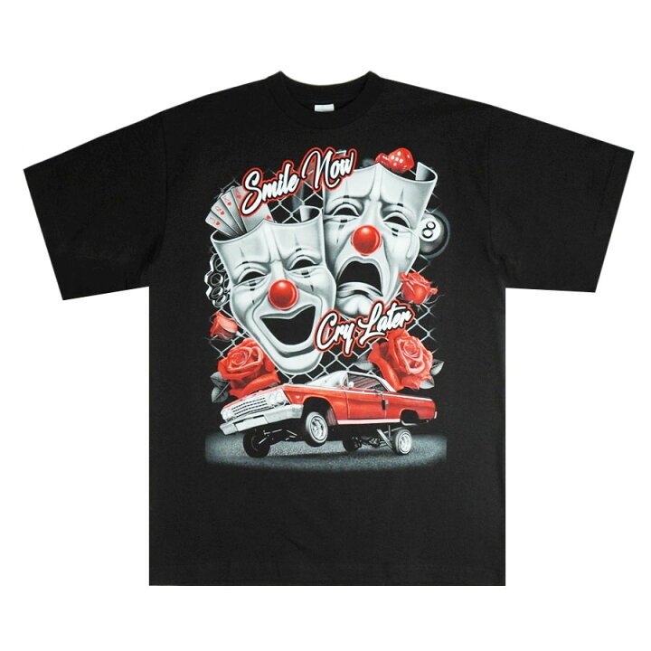 楽天市場】メンズ Tシャツ【クリックポスト対応可】SMILE NOW CRY 