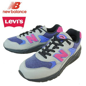 �����Y �X�j�[�J�[LEVIS × NEW BALANCE 580 LV2���[�o�C�X �j���[�o�����X �R���{�X�j�[�J�[GREY BLUE �O���[ �u���[�R���{ NB580 �X�g���[�g �f�j���u�����h ����k�o�b�N �W�[���Y �� �s���N �� �D�F