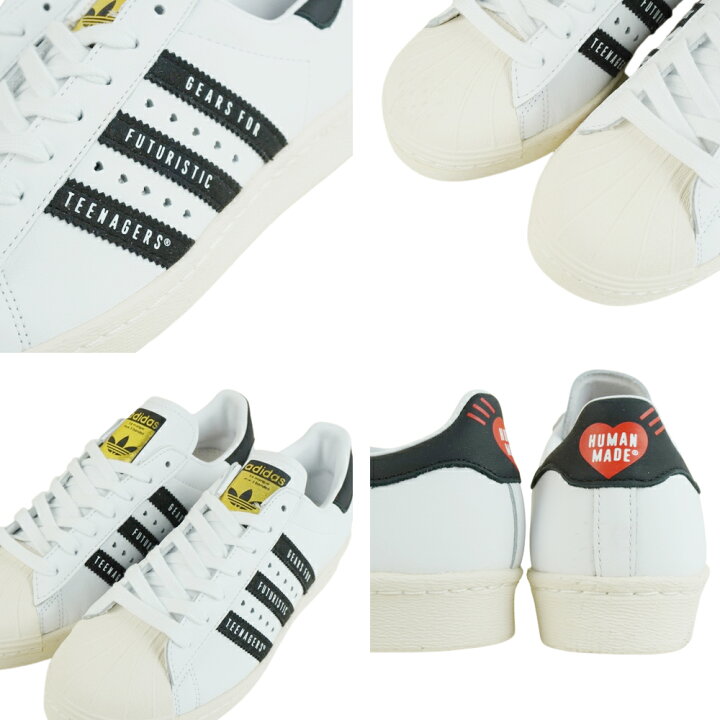 楽天市場】アディダス ADIDASSUPERSTAR 80s HUMAN MADEスーパースター 