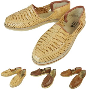 �����Y �V���[�YMADE IN MEXICO HUARACHE SHOES���L�V�R�� �����`�V���[�Y ���L�V�J���T���_��BROWN(�u���E��) CAMEL(�L������) BROWN(�u���E��)���U�[�{�v �n���h���C�h ��D�� �҂ݍ��� �n���` �O���J�T