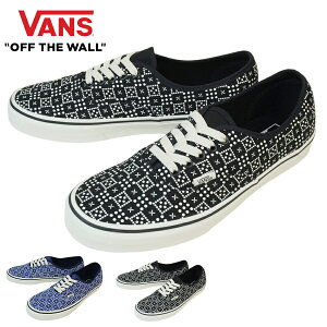 VANS Xj[J[VANS @Y oYyȂzAUTHENTIC I[ZeBbNCHECKER DOT BLACK `FbJ[hbg ubN u[  o_i NXY fB[X Xj[J[ C [Jbg