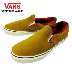 VANS Xj[J[VANS @Y oYyȂzCLASSIC SLIP ON Xb| XbvICOZY HUG GOLDEN BROWN R[W[ nO S[f uE   `FbN {A XEF[h VFpY 