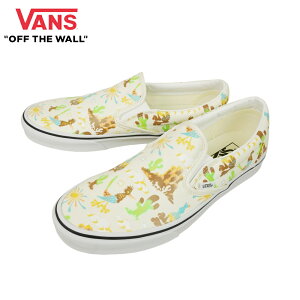oY VANS @YyȂzCLASSIC SLIP-ON XP[g Xb| XbvIGET OUTDOORS MARSHMALLOW/Y fB[X Xj[J[ C RT{e  [Jbg 