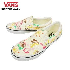 バンズ VANS ヴァンズ【箱なし】CLASSIC SLIP-ON スケート スリッポン スリップオンGET OUTDOORS CLASSIC WHITEメンズ レディース スニーカー 靴 紐無しアニマル柄 キノコ ローカット 総柄