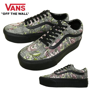 VANS Xj[J[VANS @Y oYOLD SKOOL STACKFORM I[hXN[ X^bNtH[TAPESTRY FLORAL BLACK ԕ^yXg[ XG[h U[ v gvbgtH[  t[ T[t