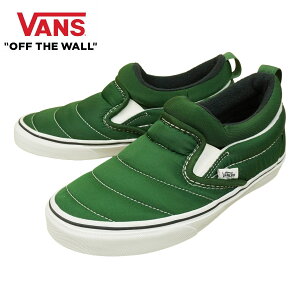 VANS スニーカーVANS ヴァンズ バンズ【箱なし】SLIP-ON MID スリッポン ミッド スリップオンDOUGLAS FIR ダグラス ファー緑 グリーン 白 ホワイト ミッドカットメンズ レディース スニーカー 靴 紐無