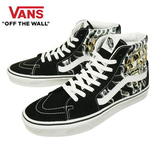 VANS �X�j�[�J�[VANS ���@���Y �o���YSK8-HI �X�P�[�g�n�CFLAME SKULL BLACK/TRUE WHITE�t���C�� �X�J�� �u���b�N/�g�D���[�z���C�g�� �X�J�� �[�� �h�N�� �� �t�@�C���[ ���m�g�[�������Y ���f�B�[�X �X