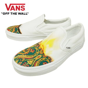VANS Xj[J[VANS @Y oYyȂzCLASSIC SLIP ON Xb| XbvI(BIG REVEAL)TRWHT/PAISLEY (rbOr[)gD[zCg/yCY[ o_i  ܂GY fB[