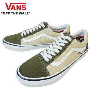 VANS Xj[J[VANS @Y oYyȂzOLD SKOOL I[hXN[DARK OLIVE/WHITE _[N I[u/zCgoCJ[ XG[hU[ x[W  J[LY fB[X Xj[J[ 