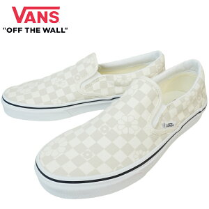 VANS Xj[J[VANS @Y oYyȂzCLASSIC SLIP ON Xb| XbvIFLORAL CHECK MARSHMALLOW t[`FbN}V}`FbJ[{[h ԕ N[F AC{[Y 