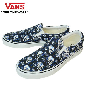 VANS Xj[J[VANS @Y oYyȂzCLASSIC SLIP ON Xb| XbvIFLASH SKULLS BLACK/TRUE WHITE tbVXJ ubN zCg[ XPg   Y fB[X L