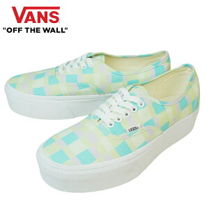 VANS スニーカーVANS ヴァンズ バンズ箱あり 箱なし チェック柄AUTHENTIC STAC オーセンティック スタックPASTEL PICNIC MIXED PRIDEパステル ピクニック チェッカーボード厚底 プラットフォーム メンズ