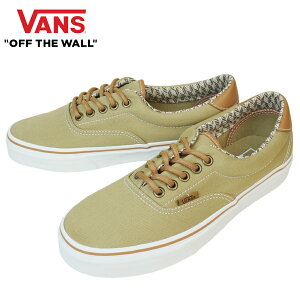 VANS スニーカーVANS ヴァンズ バンズERA 59 エラ59C&L KHAKI/CHEVRON カーキ キャンバス 千鳥格子レザー くすみカラー ベージュメンズ レディース スニーカー 靴 ローカット スケシュー
