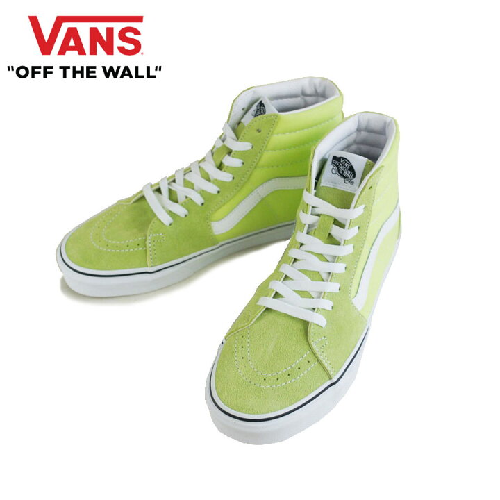 楽天市場 バンズ Vans ヴァンズ 箱無し Sk8 Hiスケートハイsharp Green True White シャープグリーン トゥルーホワイト メンズ レディース 靴 スニーカー ハイカット スケート 白 蛍光 The Material World