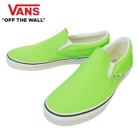 バンズ VANS ヴァンズ【箱無し】CLASSIC SLIP-ONクラシック スリッポン(NEON)GREEN GECKO/TR WHT(ネオン)グリーン ゲッコー/トゥルーホワイトメンズ レディース スニーカー 靴 スケボー sk8ストリート ローカット ヤモリ 緑