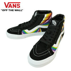 oY VANS @YyzSK8-HI REISSUE XP[^[nC CV[(REFRACT)BLK/TR WHT/MULTI(tNg)ubN/gD[zCg/}`Y fB[X Xj[J[ C XP{[ sk8Xg