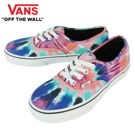 バンズ VANS ヴァンズ【箱無し】AUTHENTIC オーセンティック(TIE DYE)MULTI/TRUE WHITE(タイダイ)マルチ/トゥルーホワイトメンズ レディース スニーカー 靴 スケボー sk8ストリート ローカット 染 滲み