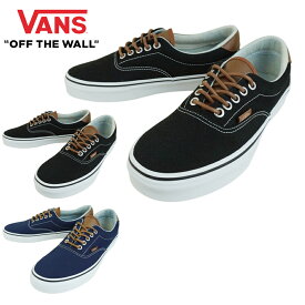 バンズ VANS ヴァンズメンズ スニーカーERA59 エラ59(C&L)DRESS BLUES/ACID DENIM(ドレスブルース/アシッドデニム)(C&L)BLACK/ACID DENIM(ブラック/アシッドデニム)紺 青 ジーンズ ローカット シューズ 靴 スニーカー レザー アメカジ