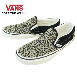 VANS �X�j�[�J�[VANS ���@���Y �o���YCLASSIC SLIP ON �X���b�|�� �X���b�v�I��BLACK/LEOPARD �u���b�N ���I�p�[�h�q���E�� �A�j�}���� �u���b�N �x�[�W�� ���������Y ���f�B�[�X �X�j�[�J�[ �C �R��
