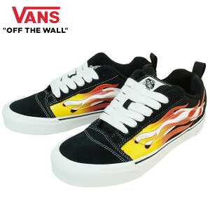 VANS �X�j�[�J�[VANS ���@���Y �o���YKNU SKOOL �j���[�X�N�[��FLAME BLACK/RED �t���[�� �u���b�N ���b�h�� �� �� �� �t�@�C���[ �X�P�V���[�����Y ���f�B�[�X �X�j�[�J�[ �C SK8 �X�P�{�[ �X�P�V���[