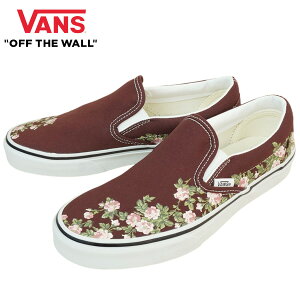 VANS �X�j�[�J�[VANS ���@���Y �o���YCLASSIC SLIP ON �X���b�|�� �X���b�v�I��WALLFLOWER FLORAL BITTER�E�H�[���t�����[ �t���[���� �r�^�[�`���R���[�g �ԕ� �� �� �{���h�[�����Y ���f�B�[�X �X�j�[�J
